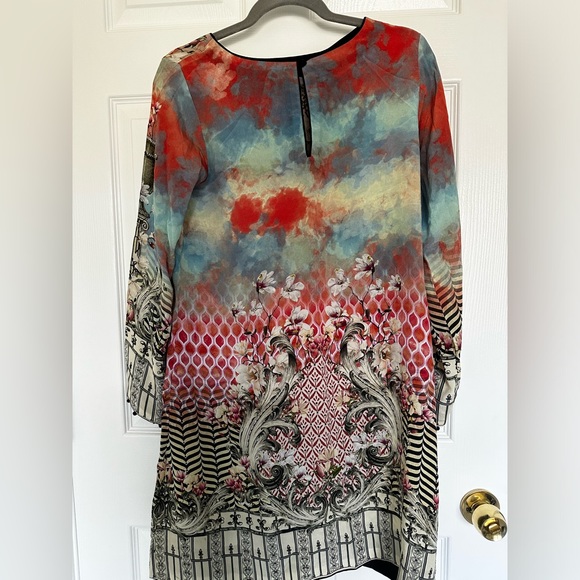 Sapphire Crepe Kurta with pearl embelishment - Picture 4 of 4